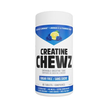 PVL Creatine Chewz Blue Razz Lemonade, 80 Chewable Tablets