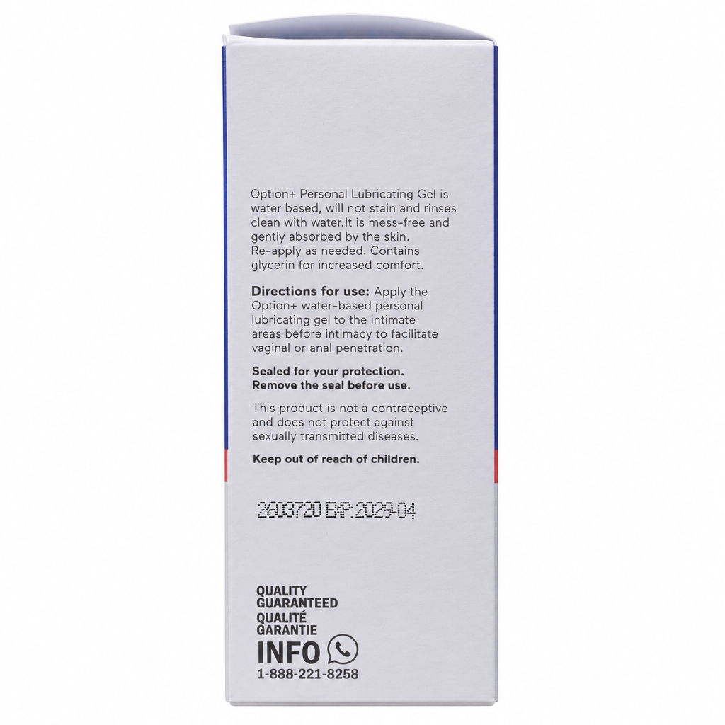 OPTION+ PERSONAL LUBRICATING GEL