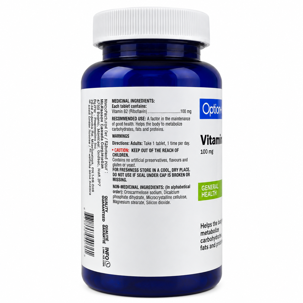 OPTION+ VITAMIN B2 120 S
