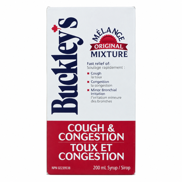 Buckley's Original Mixture Cough & Congestion Syrup, 200 mL