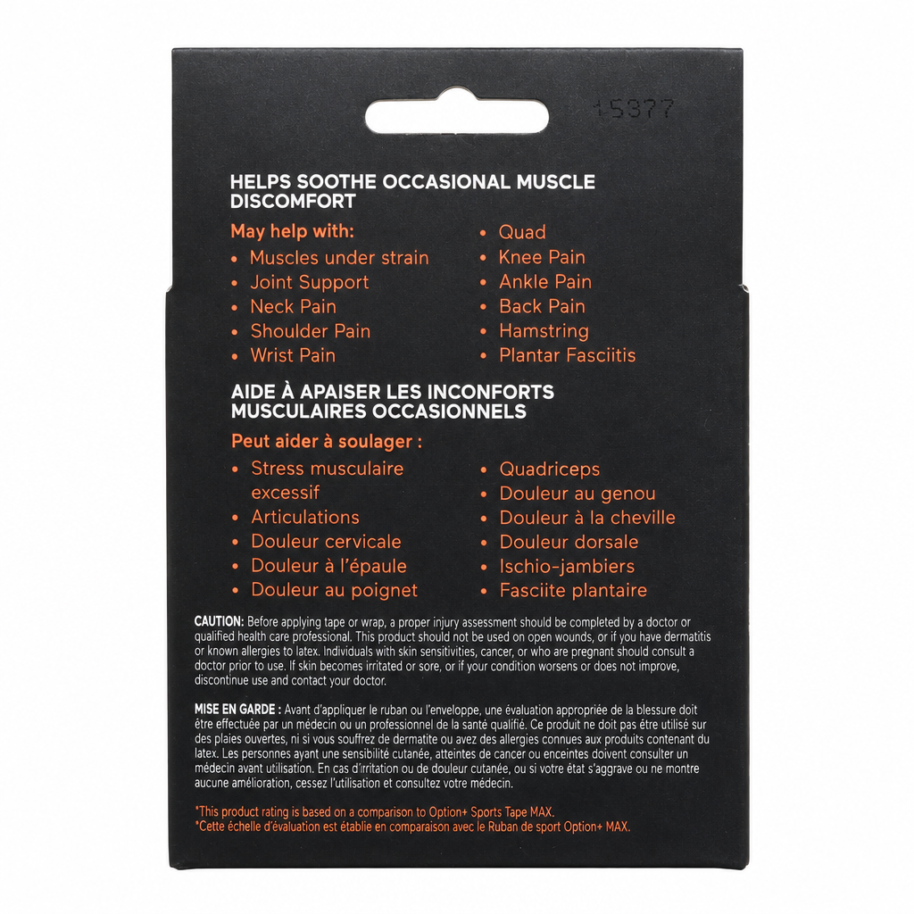 OPTION+ KINESIOLOGY TAPE