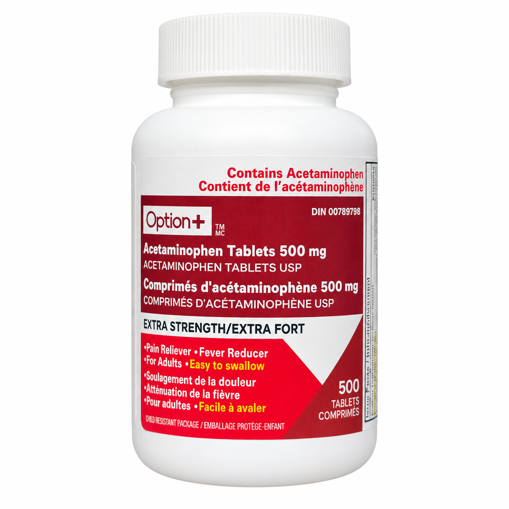 OPTION+ ACETAMINOPHEN FAST ACTION TABS 500MG