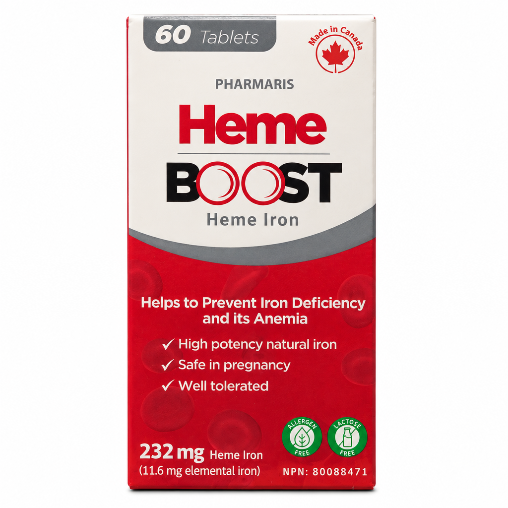 HemeBOOST Heme Iron 11.6 mg, 60 Tablets