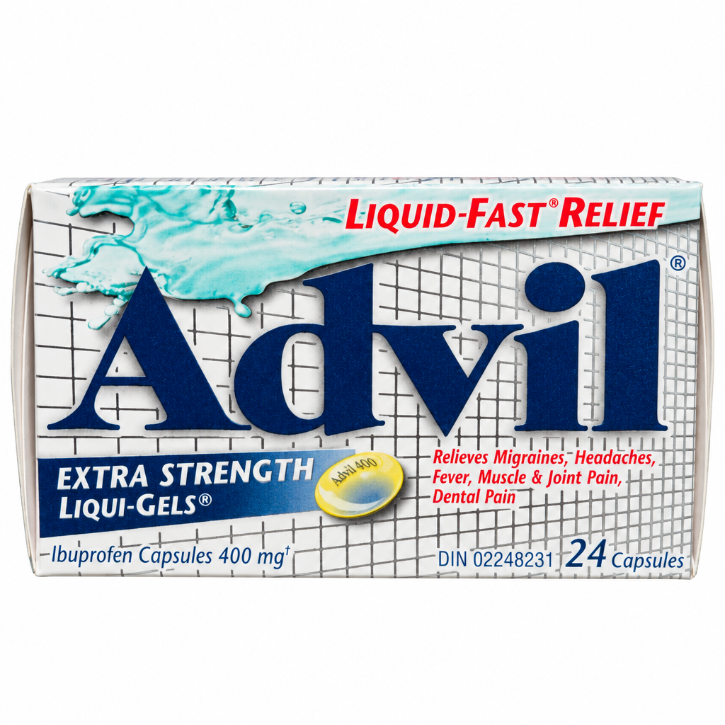 Advil Extra Strength Liqui-Gels, Ibuprofen 400 mg, 24 Capsules