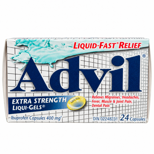 Advil Extra Strength Liqui-Gels, Ibuprofen 400 mg, 24 Capsules