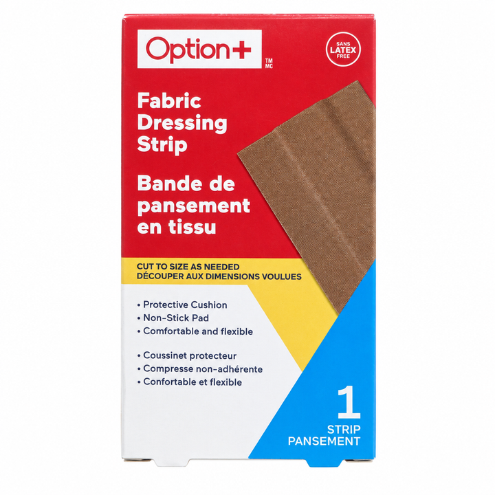 Option+ Fabric Dressing Strip, 5.9 cm x 100 cm