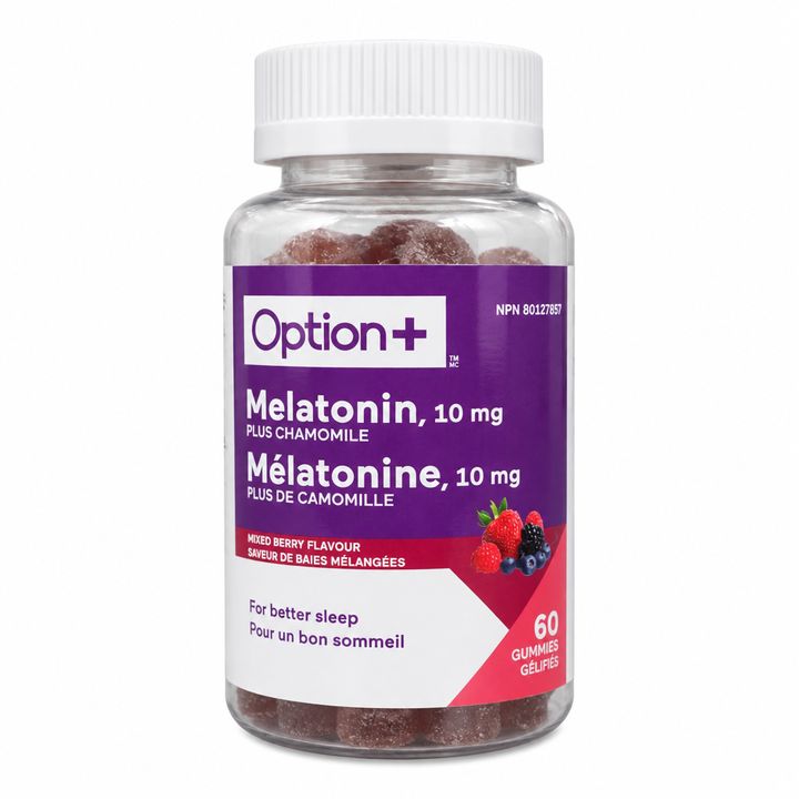 Option+ Melatonin Gummies 10 mg, 60 Gummies