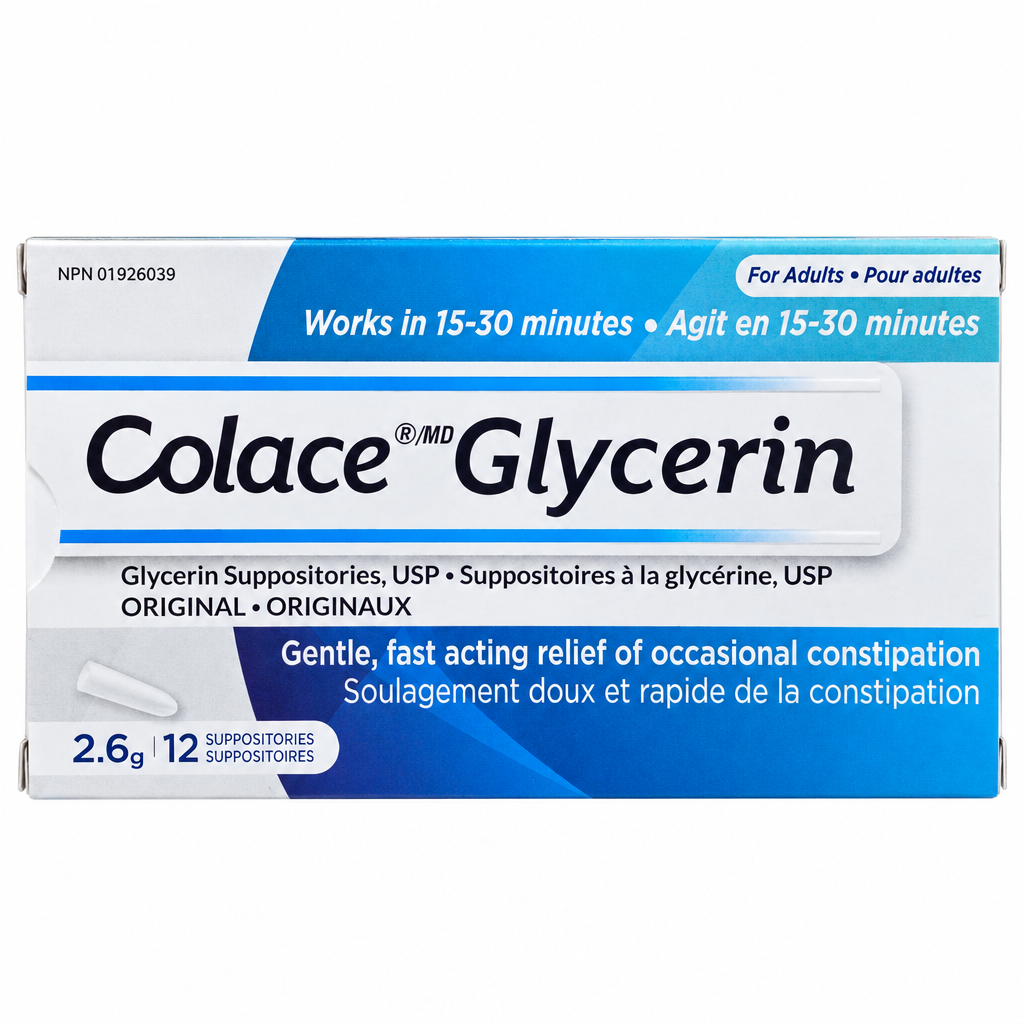 GLYCERIN SUPP ADULT 12