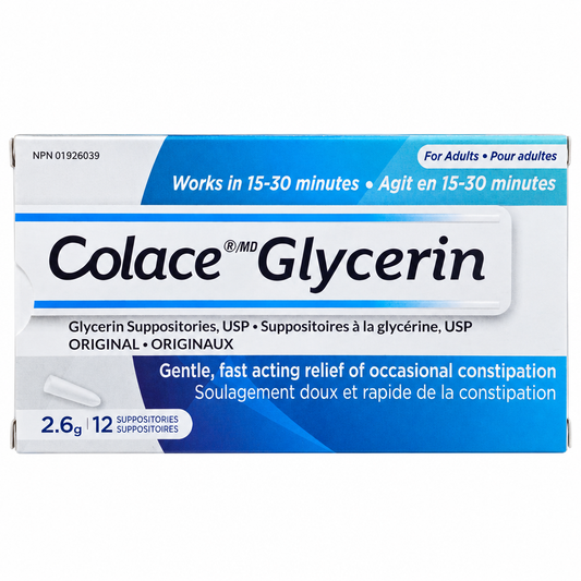 GLYCERIN SUPP ADULT 12