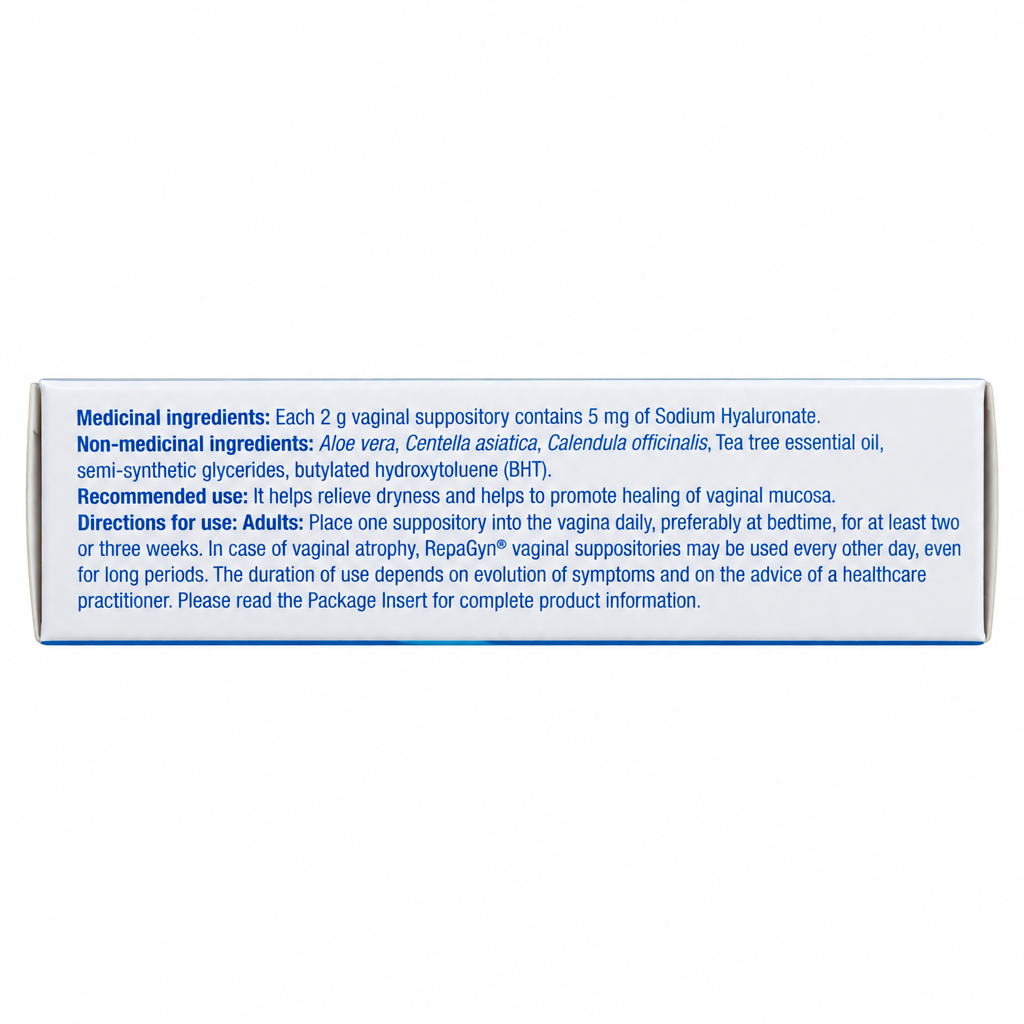 RepaGyn Vaginal Suppositories 10 x 2 g