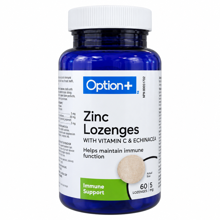 OPTION+ ZINC LOZENGES
