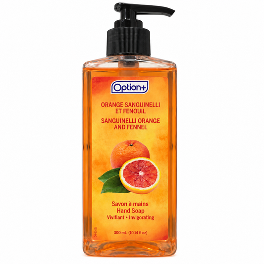 Option+ Sanguinelli Orange & Fennel Invigorating Hand Soap, 300 mL