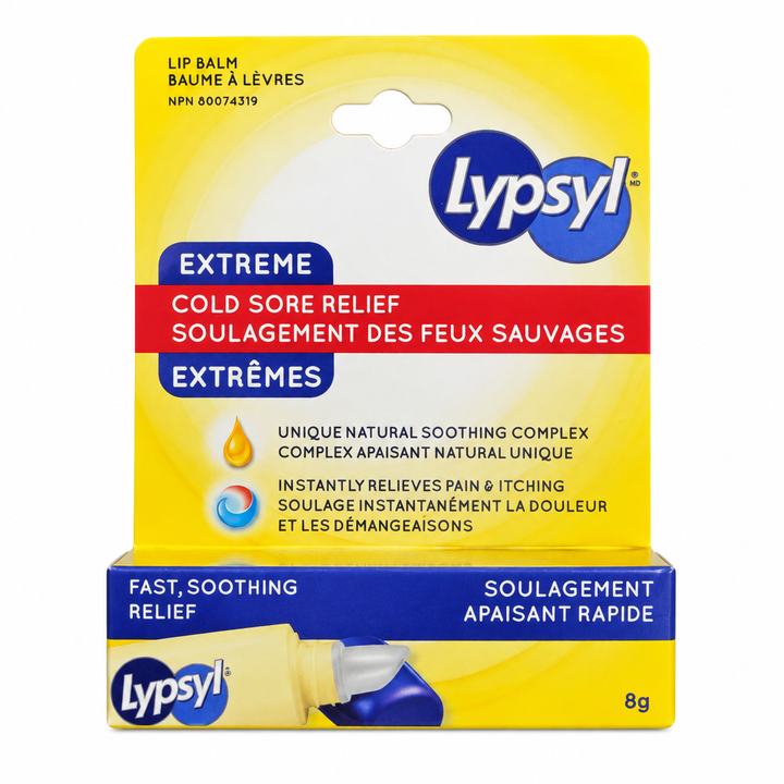 Lypsyl Extreme Cold Sore Relief Lip Balm, 8 g