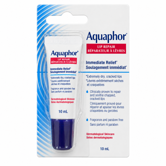 Eucerin Aquaphor Lip Repair Healing Ointment, 10 mL