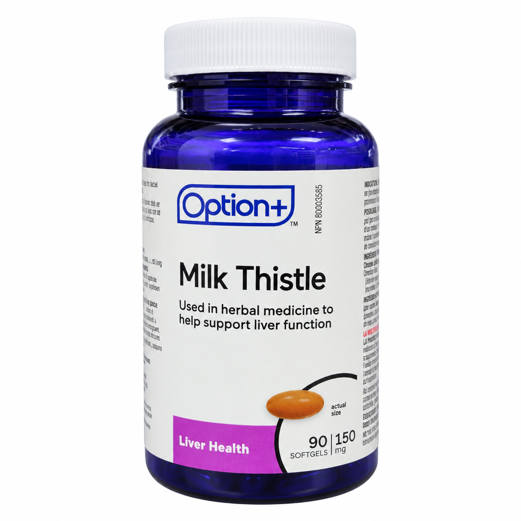 Option+ Milk Thistle 150 mg Softgels, 90 Softgels