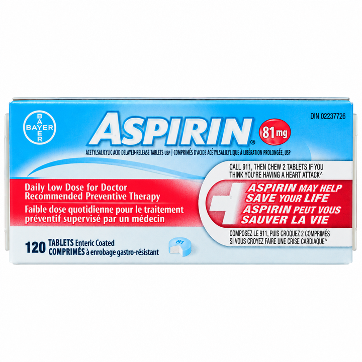 ASPIRIN COAT TB 81MG DLD 120
