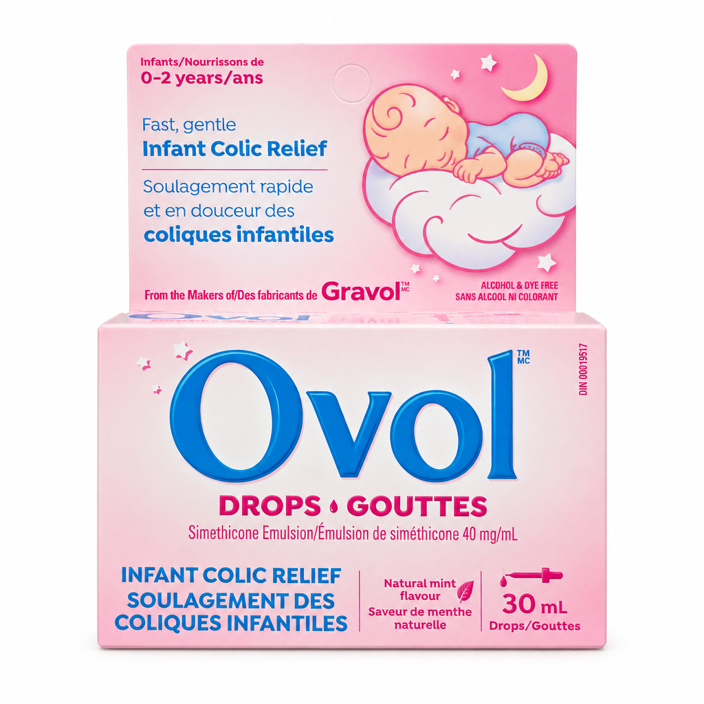 Ovol Drops for Infant Colic & Gas, 30 mL