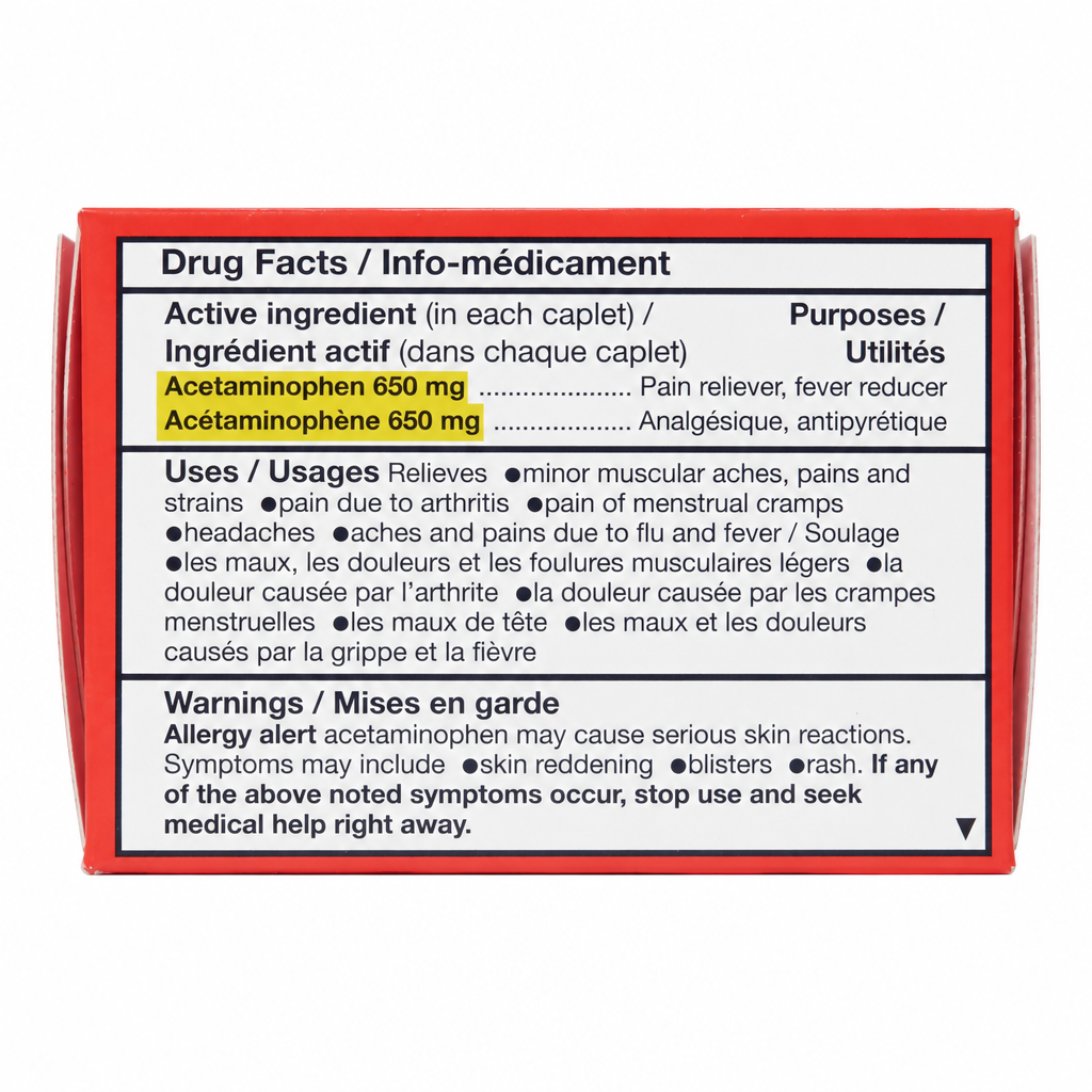 Option+ Arthritis Pain Relief Extended Release Caplets, Acetaminophen 650 mg, 50 Caplets