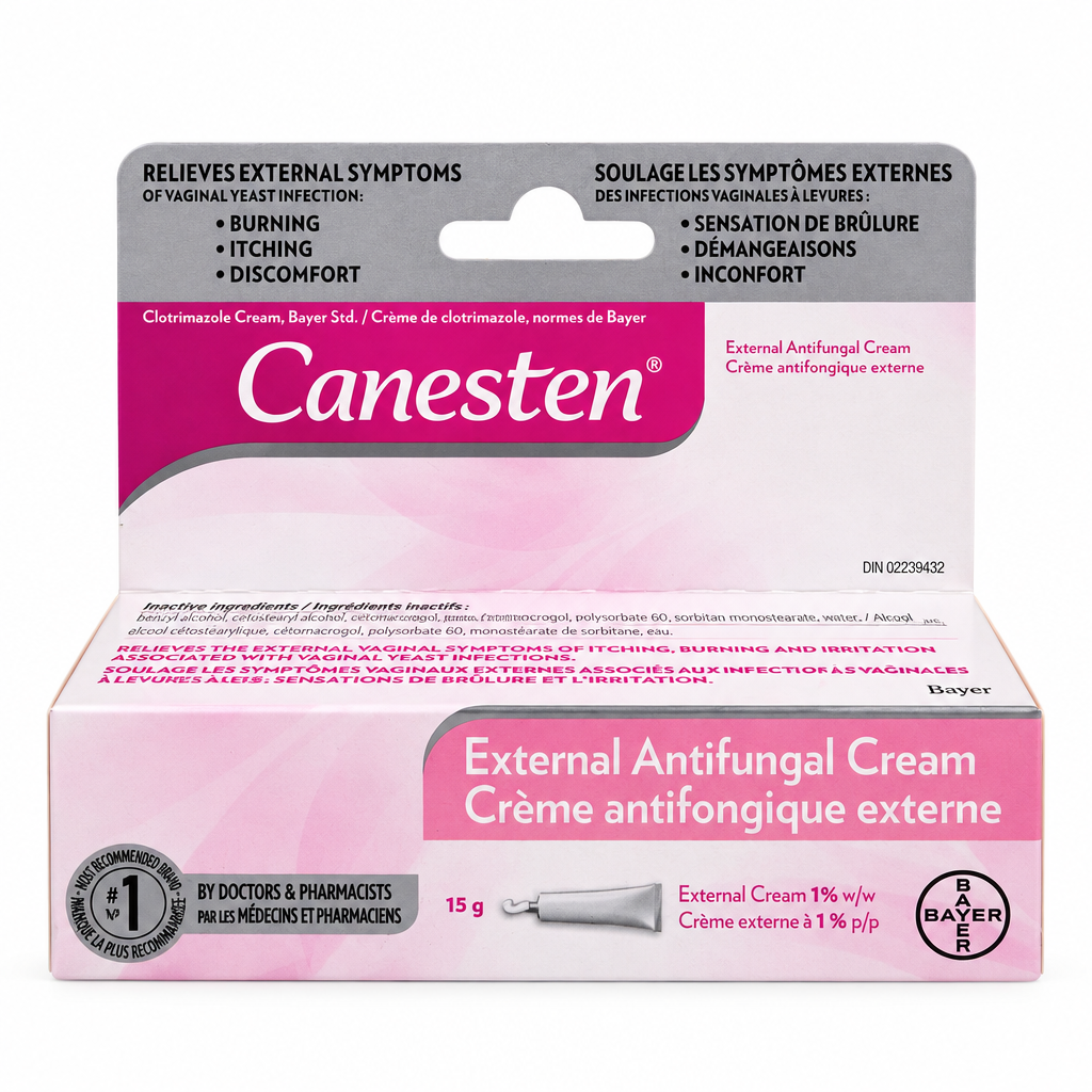 Canesten External Antifungal Cream 1% Clotrimazole, 15 g