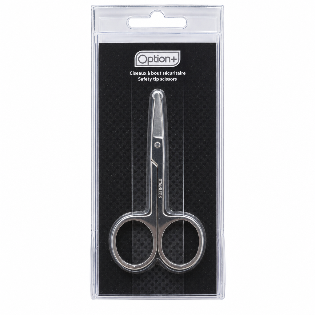 OPTION+ SCISSORS W SAFETY TIP