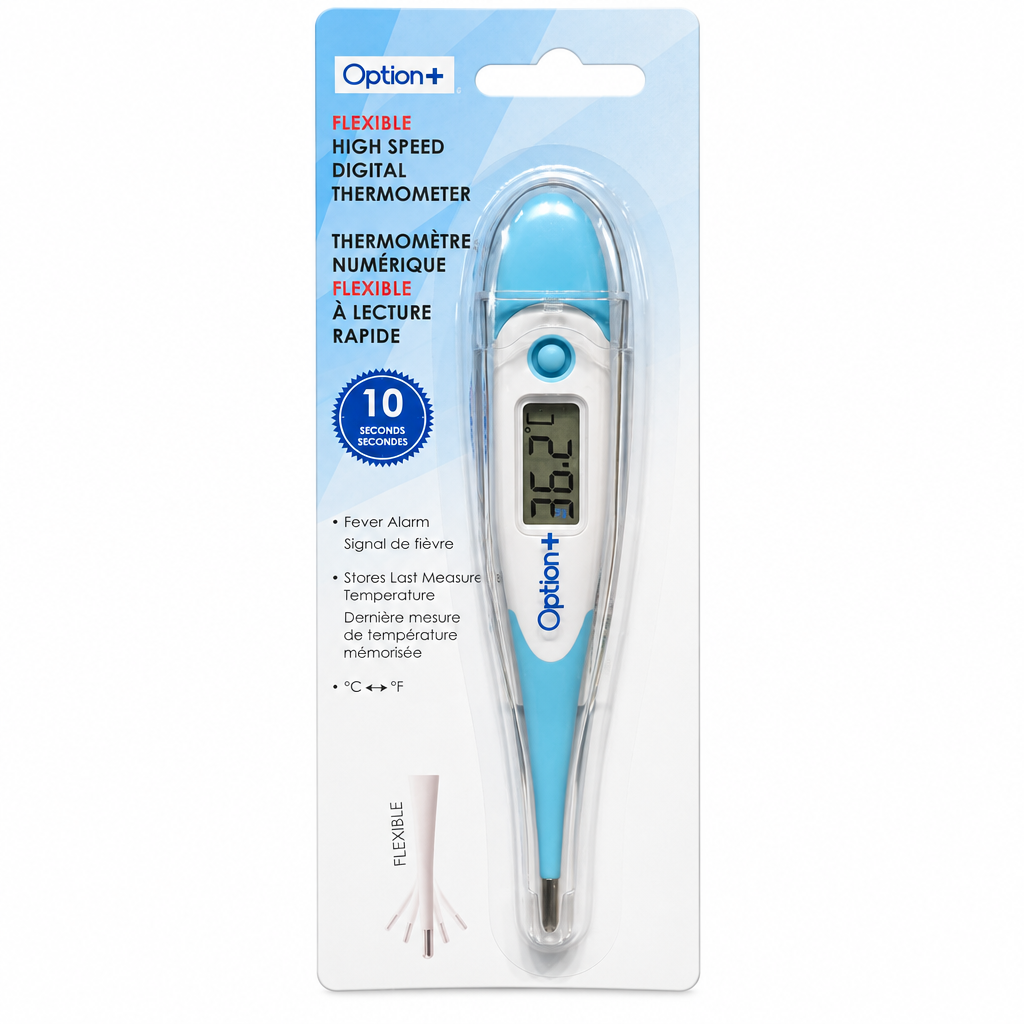Option+ Flexible High Speed Digital Thermometer, 10 Second