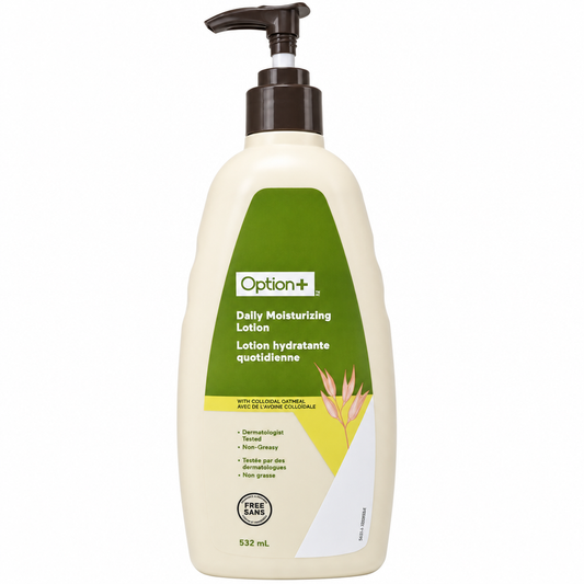Option+ Daily Moisturizing Lotion, 532 mL