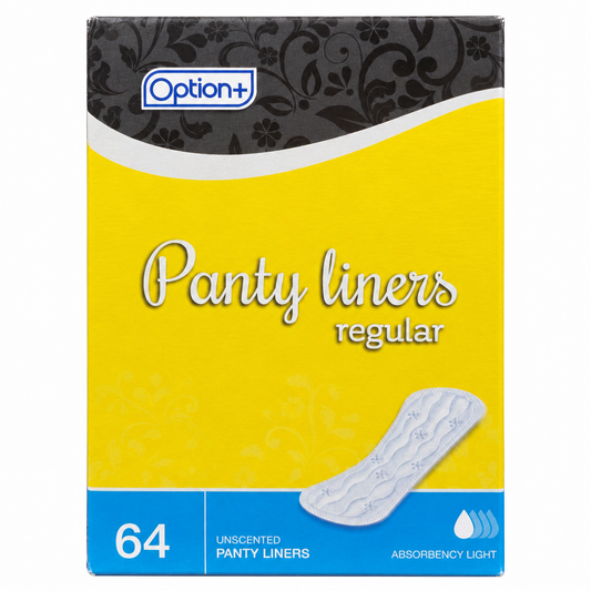 OPTION+ PANTY LINERS REGULAR 64