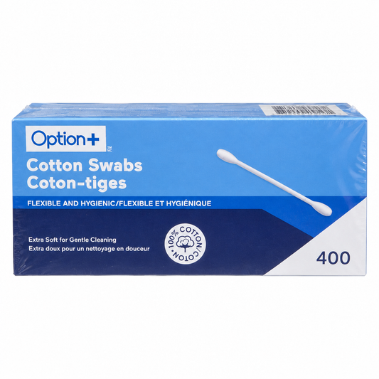 OPTION+ COTTON SWABS 400
