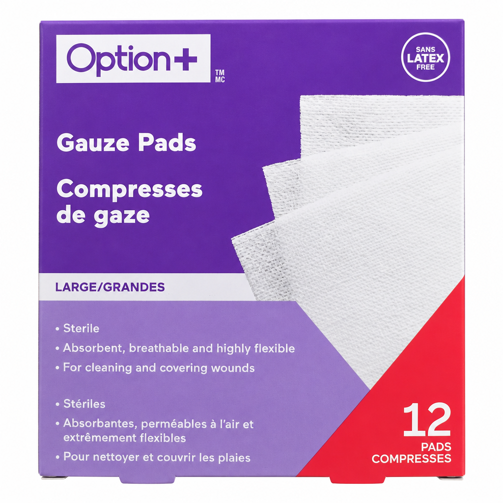 OPTION+ STERIZLE GAUZE PADS