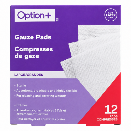 OPTION+ STERIZLE GAUZE PADS