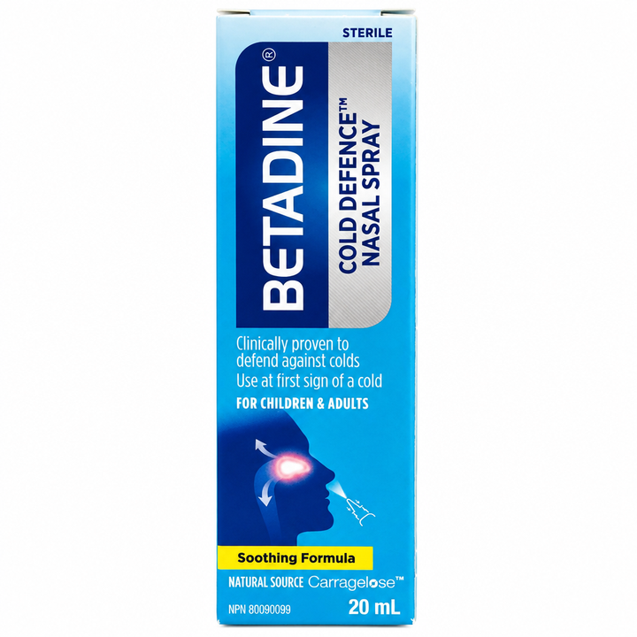 BETADINE COLD DEFENCE NASAL SPRAY 20ML - NorthernVitality.us