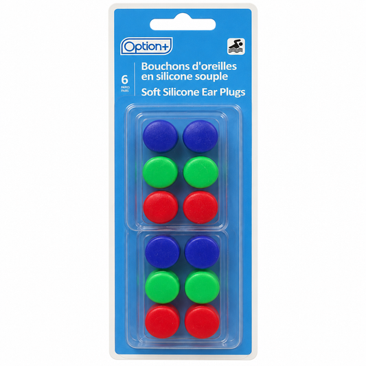 OPTION+ EAR PLUG SILICONE COLOURED 12