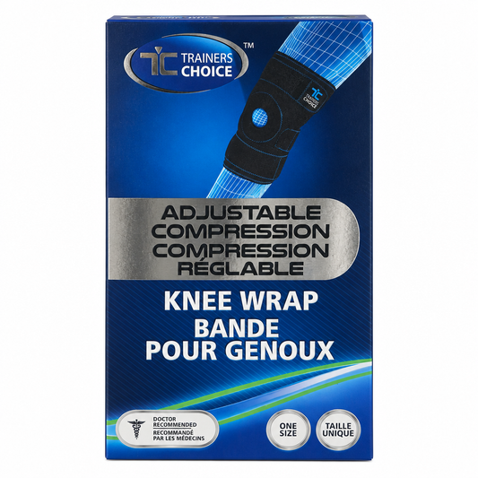 Trainer's Choice Knee Compression Wrap, One Size