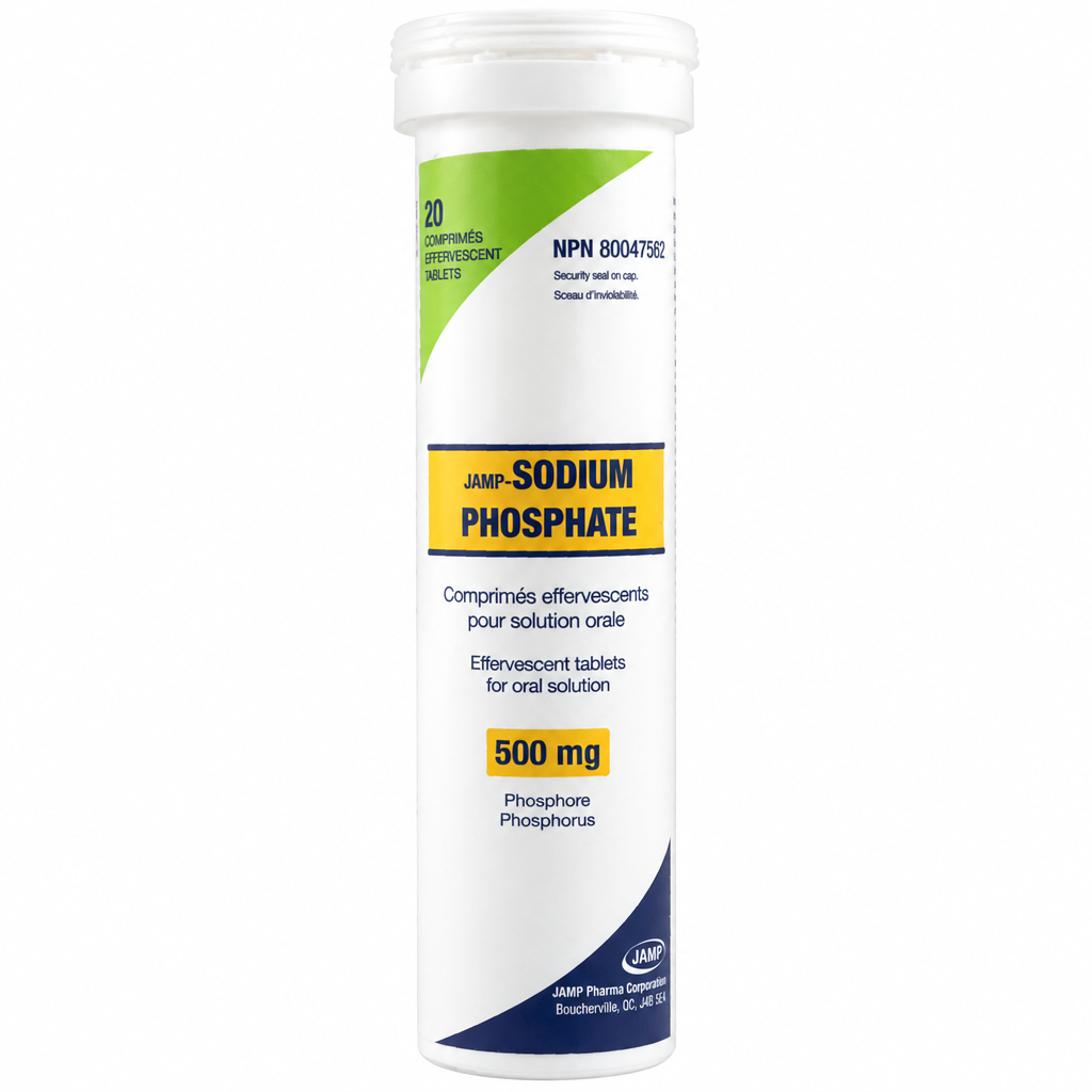 JAMP-SODIUM PHOSPHATE 500MG EFFERVESCENT TABLETS