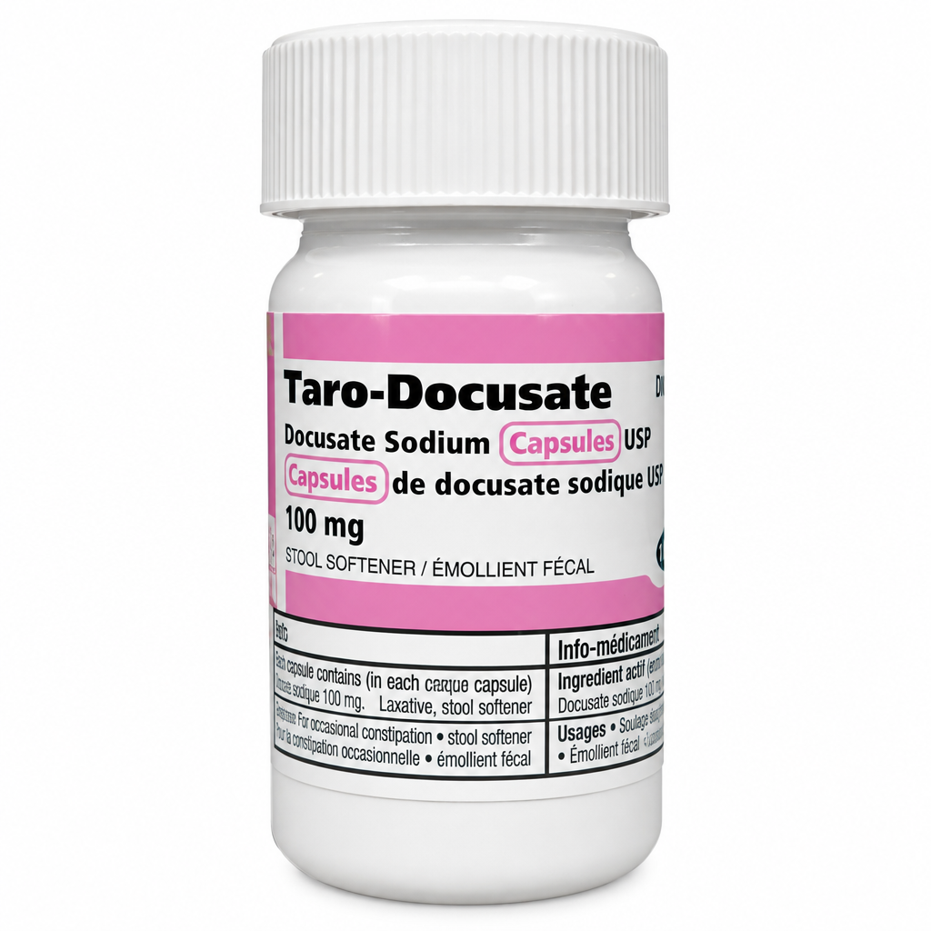 TARO-DOCUSATE SODIUM 100MG 100S