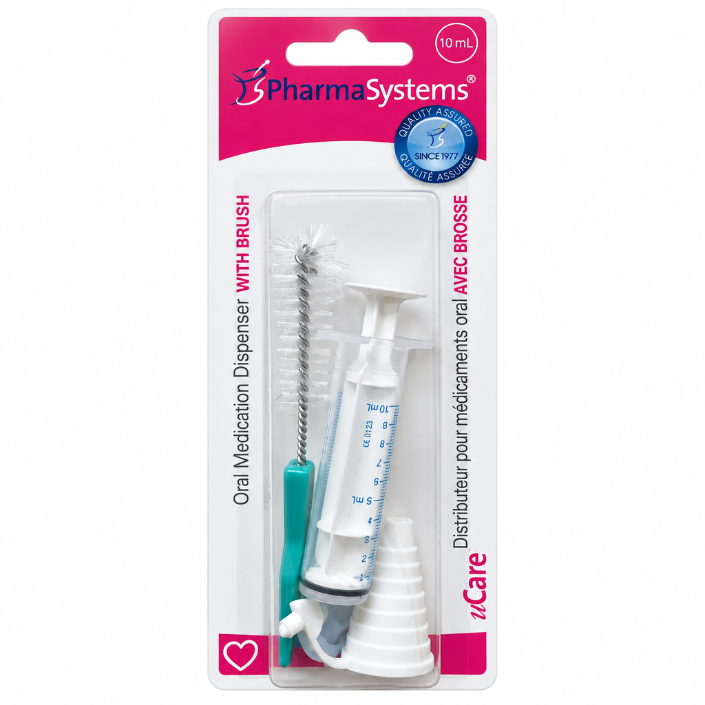 SYRINGE WCLEAN BRUSH 10ML PS215