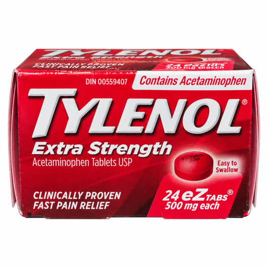 Tylenol Extra Strength EZTabs Acetaminophen 500 mg, 24 Tablets