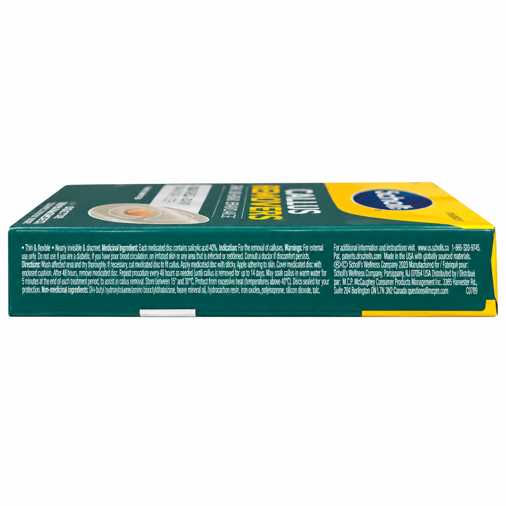 SCHOLL REMOVERS CALLUS 8's