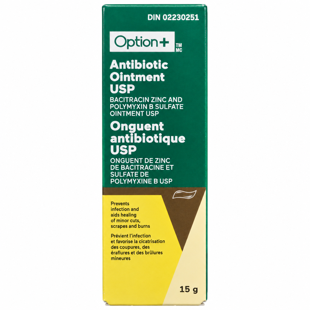 Option+ Antibiotic Ointment USP 15 g