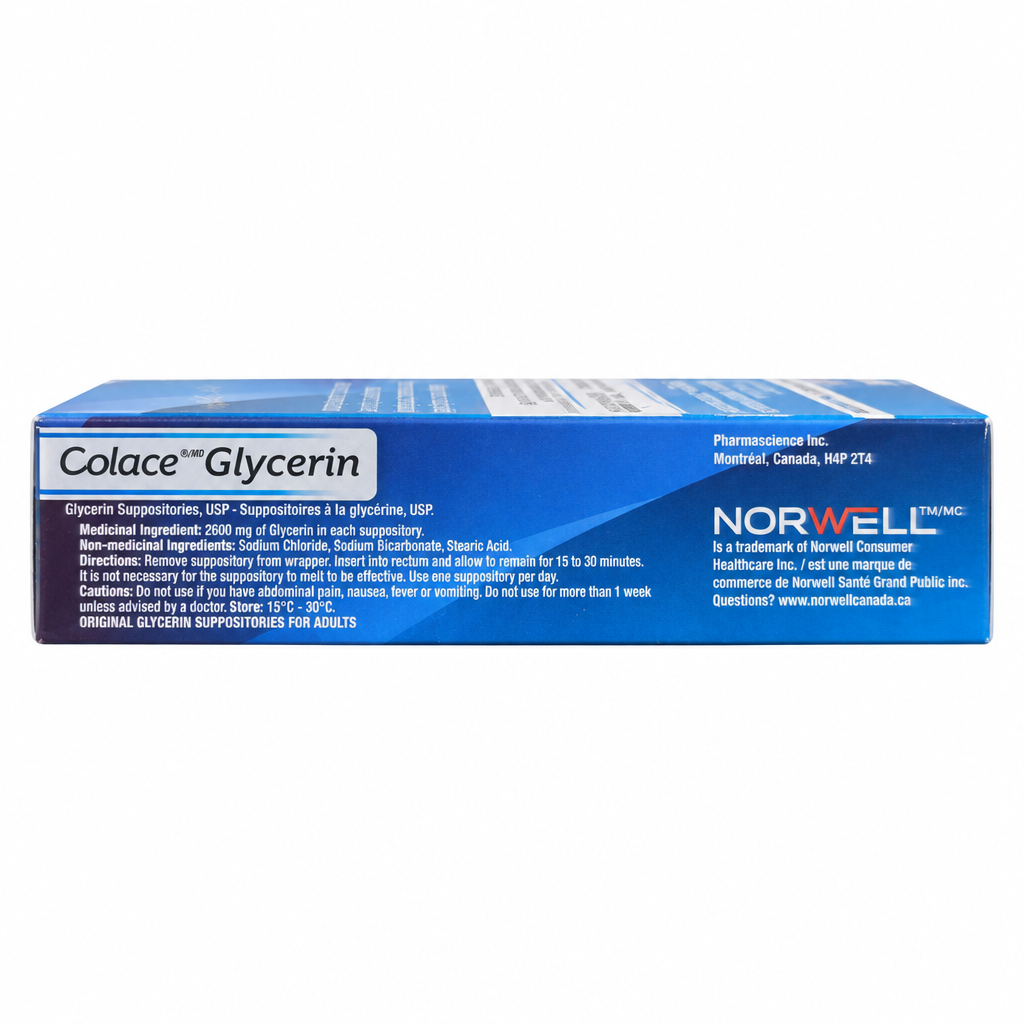 GLYCERIN SUPP ADULT 12