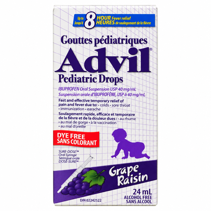 ADVIL PEDIATRIC DROPS DYE FREE 24ML