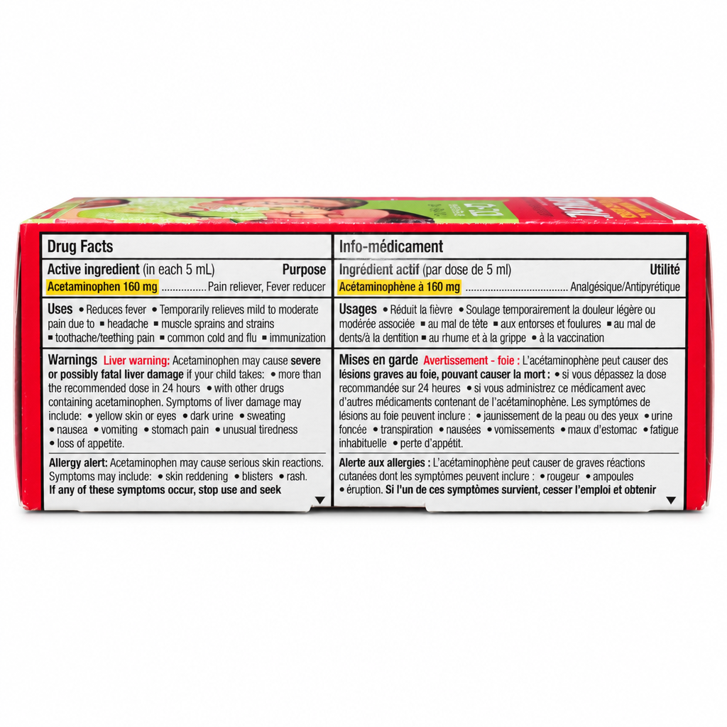 TYLENOL CHILD BANANA BERRY TWIST 100ML