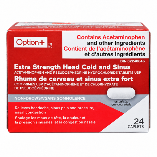 OPTION+ HEAD COLD AND SINUS