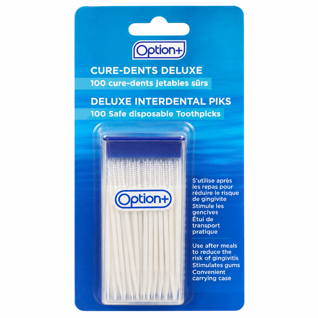 OPTION+ INTERDENTAL FLOSS PIKS DELUXE 60+40