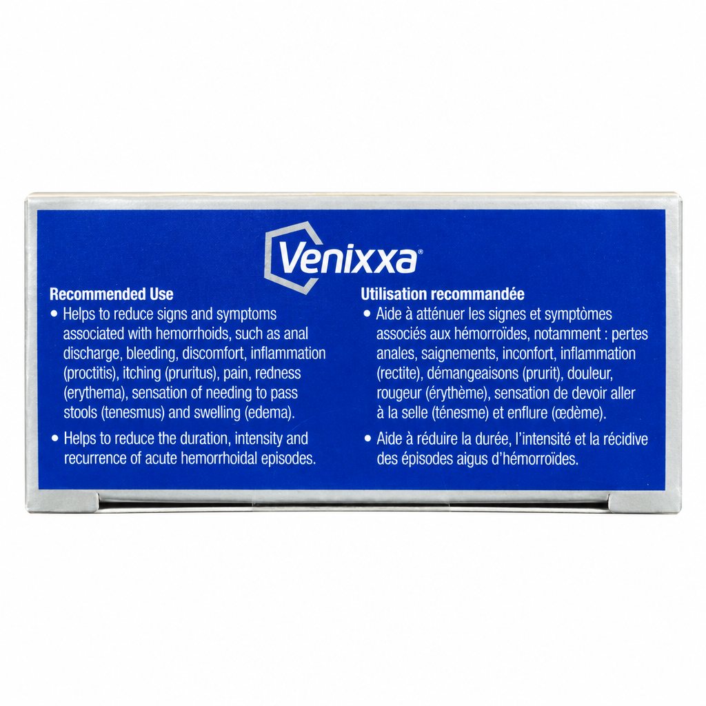 Venixxa Hemorrhoids 500 mg Tablets, 36 Tablets