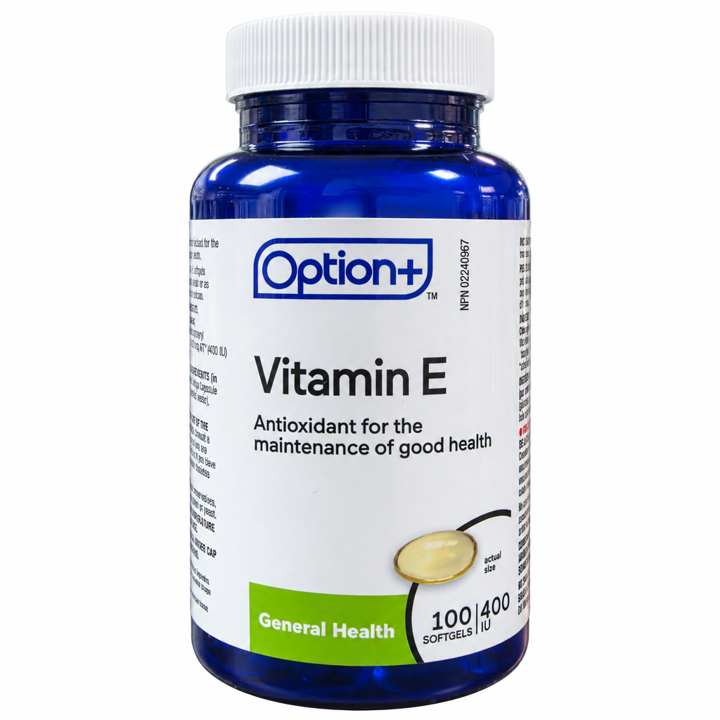 OPTION+ VITAMIN E IU SG CAP