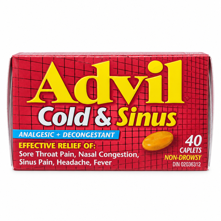 Advil Cold & Sinus Caplets, 40 Caplets