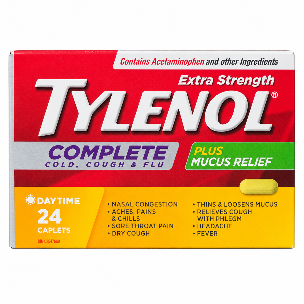 TYLENOL COMPLETE CAPLETS 24S