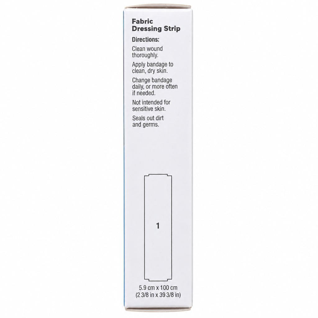 Option+ Fabric Dressing Strip, 5.9 cm x 100 cm