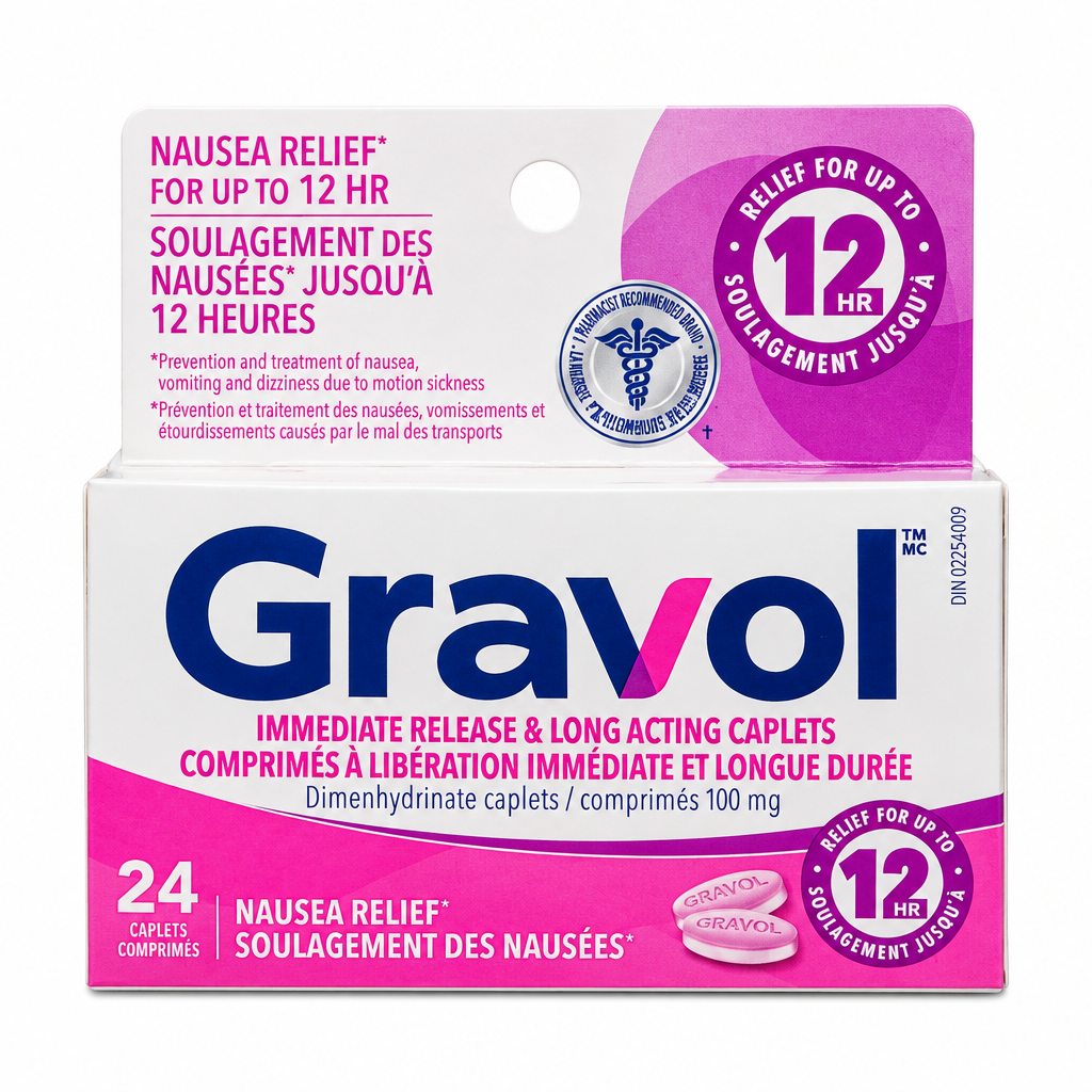 GRAVOL CAPLETS LA RELIEF 24S